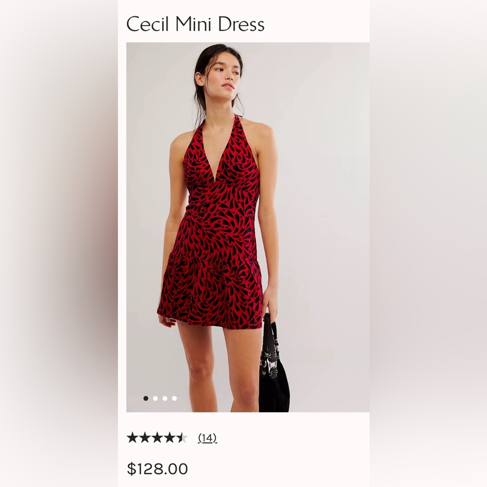 Free People Cecil Mini Dress *NWOT